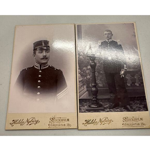 Antique Vintage Photographs Cabinet Cards, Dating 19th Early 20th Centuries - Picture 6 of 7